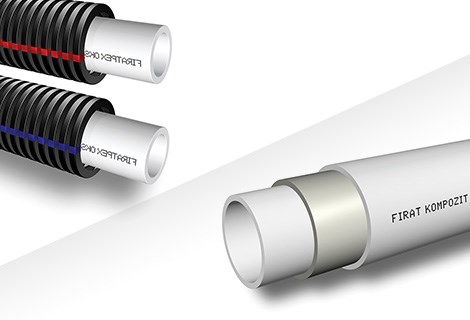 أنظمة المياه الساخنة والمياه الباردة  من أنابيب فرات
