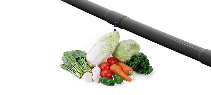 Flat Drip Irrigation Pipe
