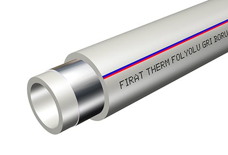 Полипропиленовые трубы PPRC Fırat, армированные фольгой